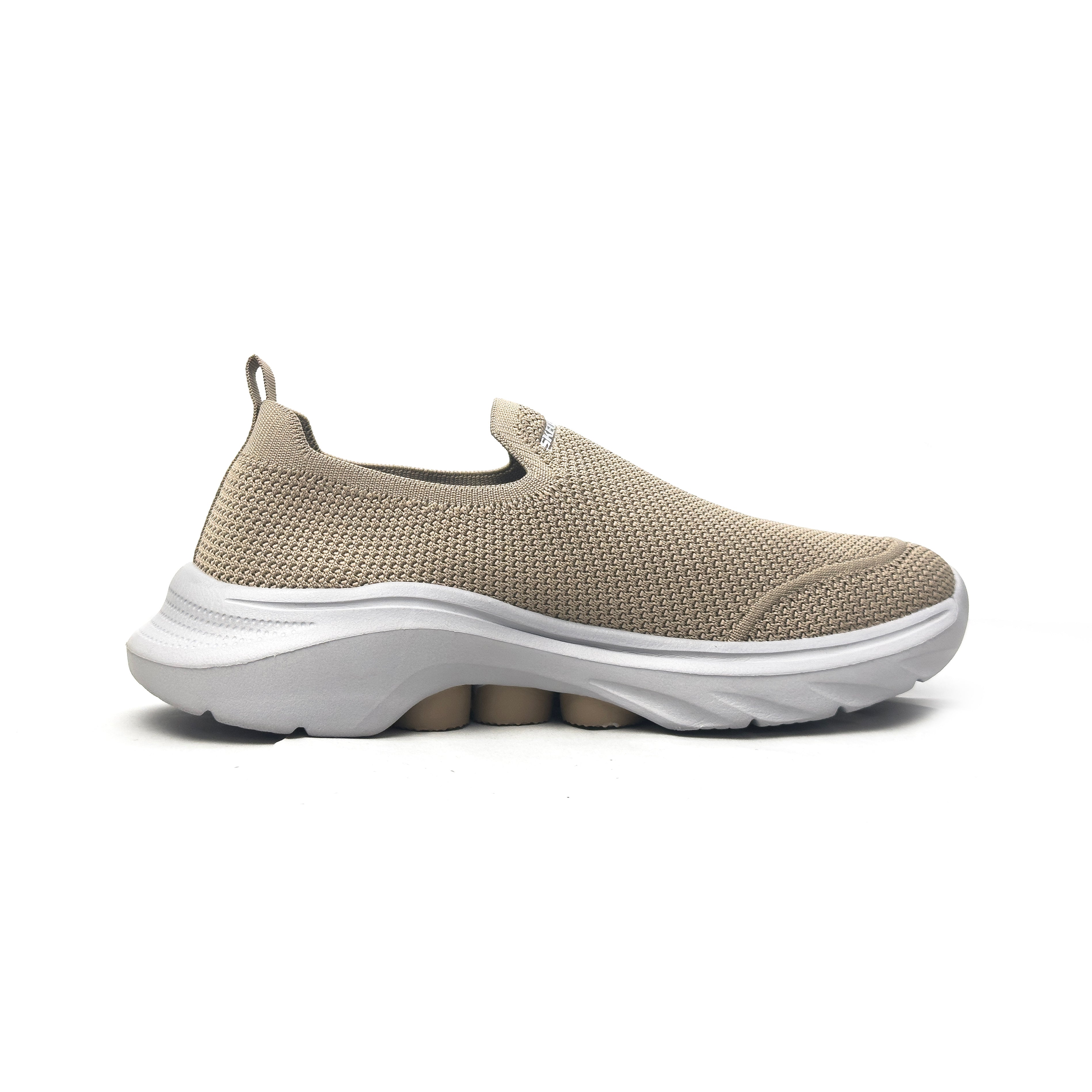 26001-Beige Lightweight Running Comfortable Sneaker