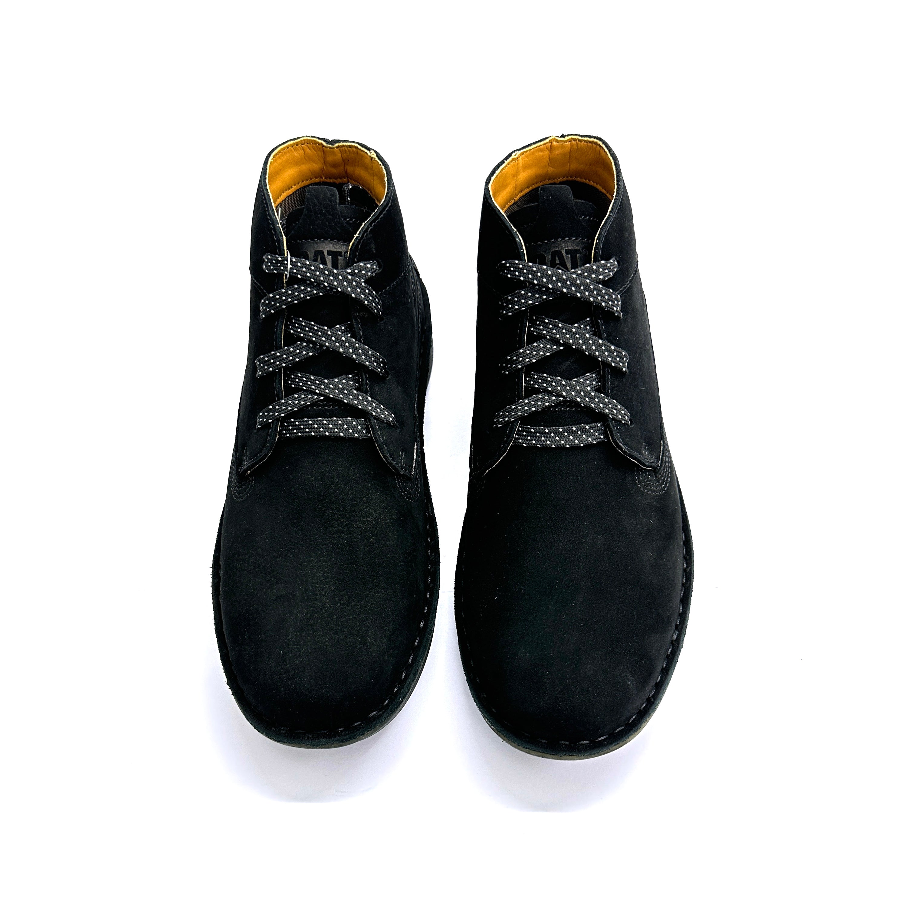 26055-Black high neck Genuine leather breathable non-slip footwear soft sole Casual Shoes for men