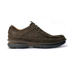 26073-Coffee  Genuine leather breathable non-slip footwear soft sole Casual Shoes for men