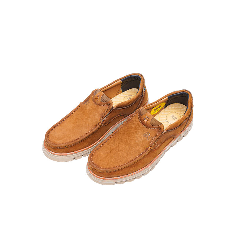 23025 Brown Cross Border real leather men's trend leisure wear Casual Shoe wear