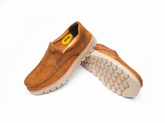 23025 Brown Cross Border real leather men's trend leisure wear Casual Shoe wear