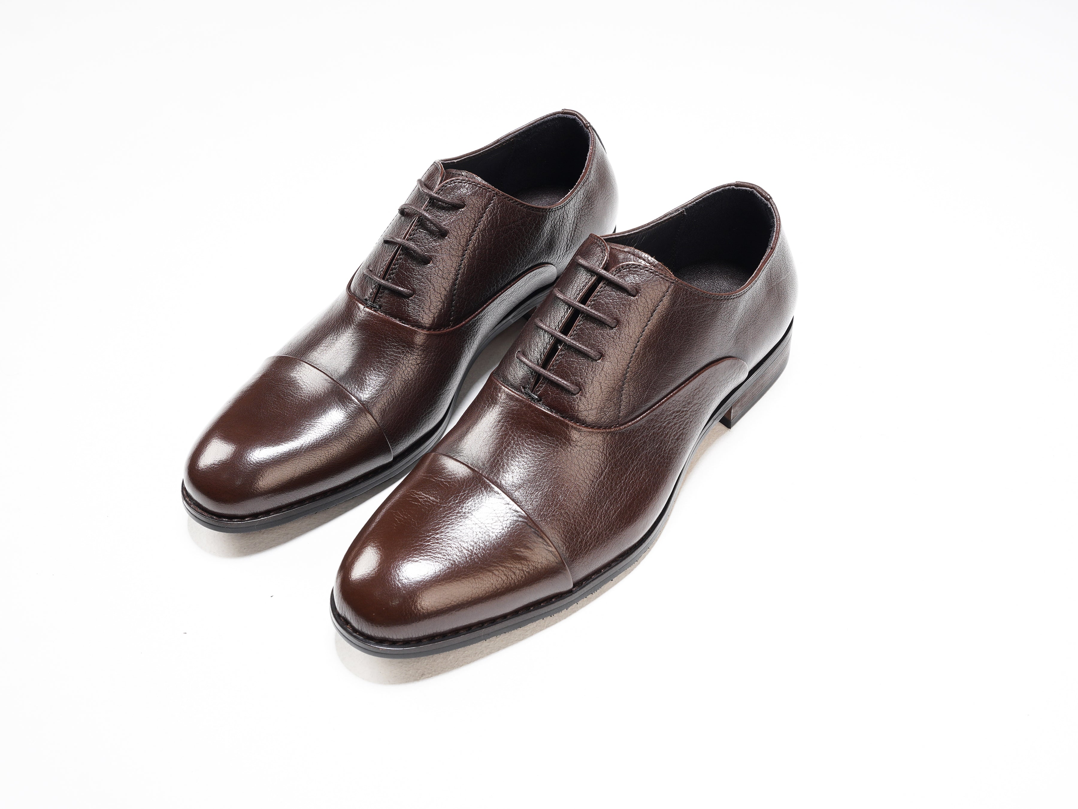 Formal Oxford Genuine Cow Leather Premium shoes For Men - 22001 Coffee